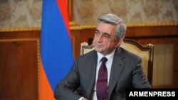 Премьер-министр Армении Серж Саргсян (архив)