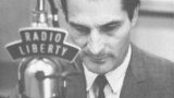 Germany -- Garif Soltan, Tatar-Bashkir language broadcaster with Radio Liberty. Munich, undated. 