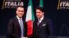 Лидер движения "Пять звёзд" Ди Майо (слева) и Джузеппе Конте, перед парламентскими выборами, Рим, 1 марта 20185