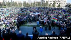 Ադրբեջան - Ընդդիմության մարտի 31-ի հանրահավաքը Բաքվում