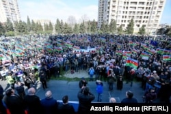 Оппозиционный митинг в Баку 31 марта