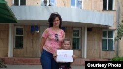 Ольга Тимофеева с дочерью.