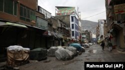مندوی شهر کابل در زوزهای قرنطین
