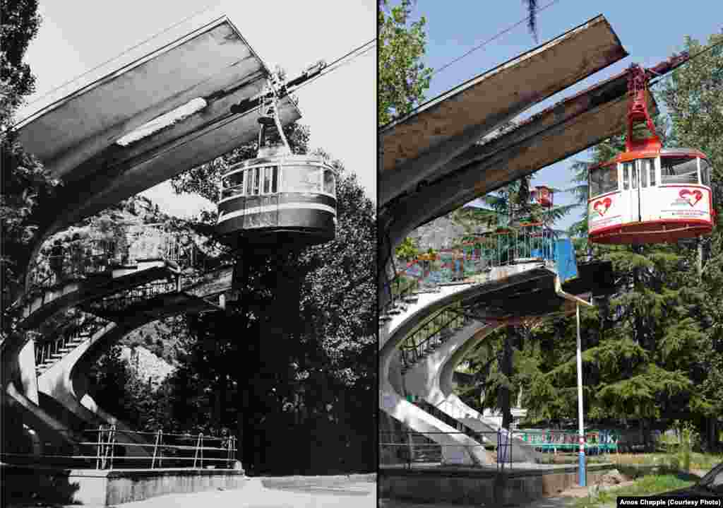 Одна из линий подвесной дороги, построенная в 1960-е годы. В 2008 году на этой дороге произошла авария, когда в кабине находились 12 человек. В Чиатуре нет оборудования, необходимого для спасательных операций в таких случаях. Люди были вынуждены провести в застрявшей кабине 12 часов, пока не прибыли спасатели из Тбилиси. Компания-владелец дороги выплатила потерпевшим компенсацию.