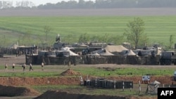 Один из военных лагерей в Ростовской области