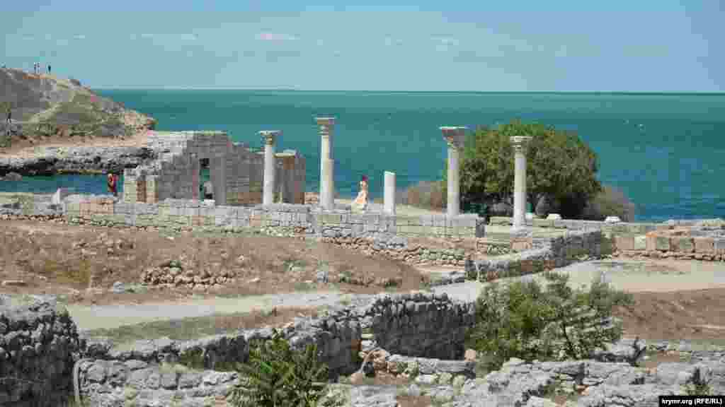 Руины античного храма в северном районе заповедника &ndash; самый известный объект&nbsp;