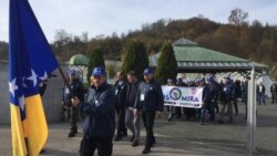 Bosnia and Herzegovina--Peace march Srebrenica-Vukovar, Srebrenica, 11 November, 2019.