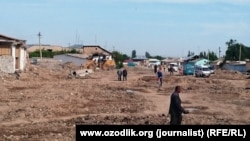 Cнос средневековых кварталов Шахрисабза в 2015 году