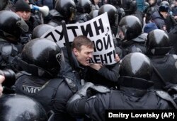 Задержания протестующих в Петербурге, 28 января