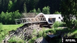 Ukraine -- forest museum in Zakarpatie, May2008