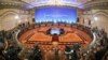 A photo shows a general view during a fifth round of Syria peace talks, in Astana, July 5, 2017