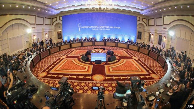 One of the areas where Kazakhstan has shown its independence has been in hosting Syria peace talks in Astana. (file photo)