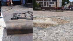 В Адлере снесли монумент "подвигу русских солдат", посвященный Кавказской войне. Коллаж