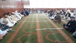 تجمع عالمان دینی در مسجد محمد وزیر اکبر خان در کابل