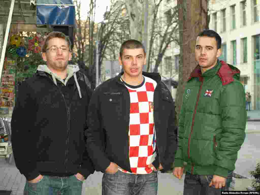 Navijači Hrvatske u Mostaru