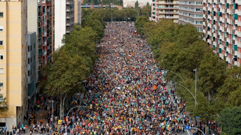 Protestat paralizojnë Barcelonën