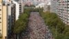 شمار شرکت‌کنندگان در تظاهرات روز جمعه بارسلون حدود نیم میلیون نفر برآورد شده است 