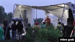 Палаточный лагерь на Шиесе