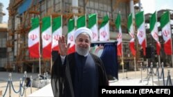 حسن روحانی در مراسم افتتاح پتروشیمی پردیس