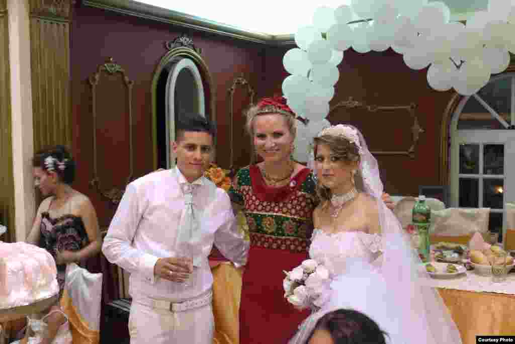 Tying the knot in Shutka, a majority Roma district of the Macedonian capital, Skopje. Shutka is thought to be the largest Roma community in Europe.
