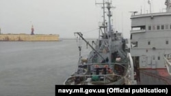 Буксир A830 «Корець» Військово-морських сил ЗСУ, Маріуполь, 25 вересня 2018 року