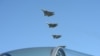 Пролёт истребителей Су-57 в Ахтубинске, иллюстративное фото