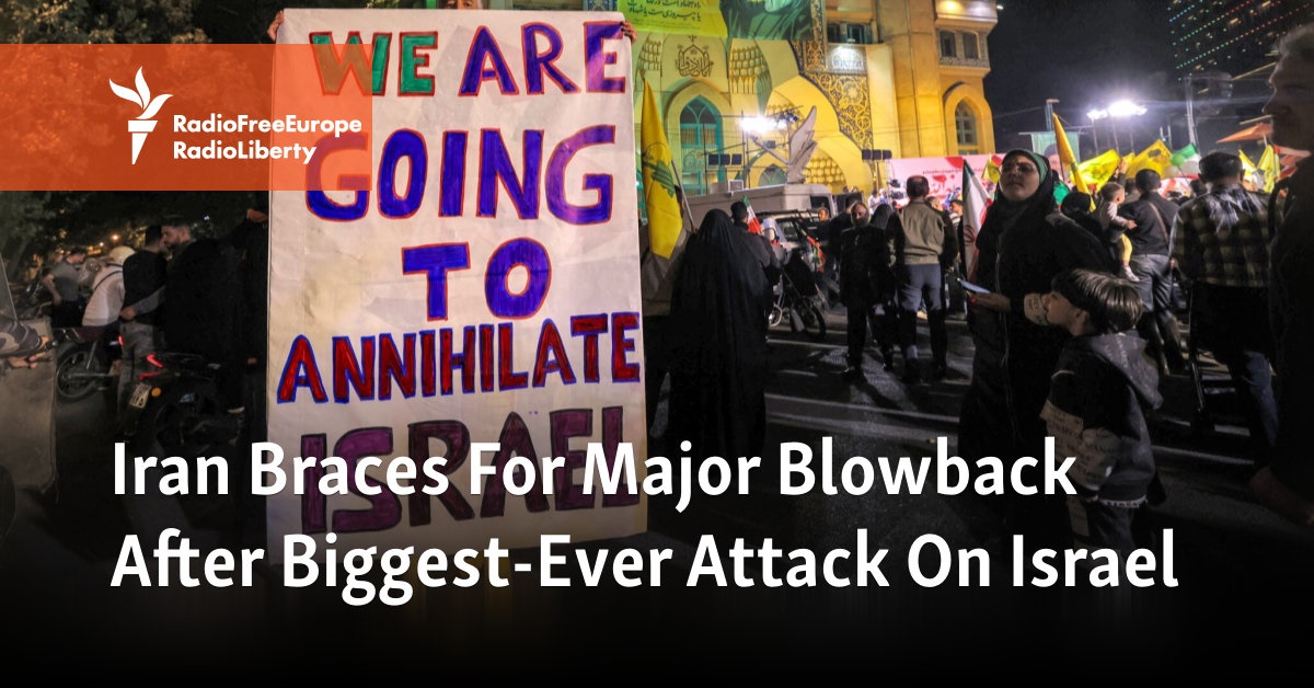 Iran Braces For Major Blowback After Biggest-Ever Attack On Israel