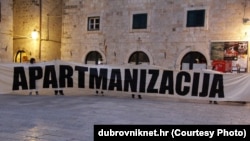 Protest protiv gradje na Srđu, foto: dubrovniknet.hr