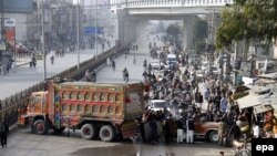 Protesta në Rawalpindi, më 29 shkurt 2016