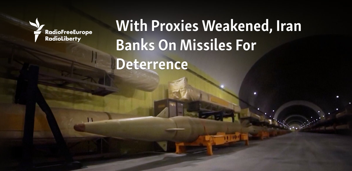 With Proxies Weakened, Iran Banks On Missiles For Deterrence
