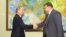 Губернатор Кировской области Никита Белых с Владимиром Путиным, август 2014
