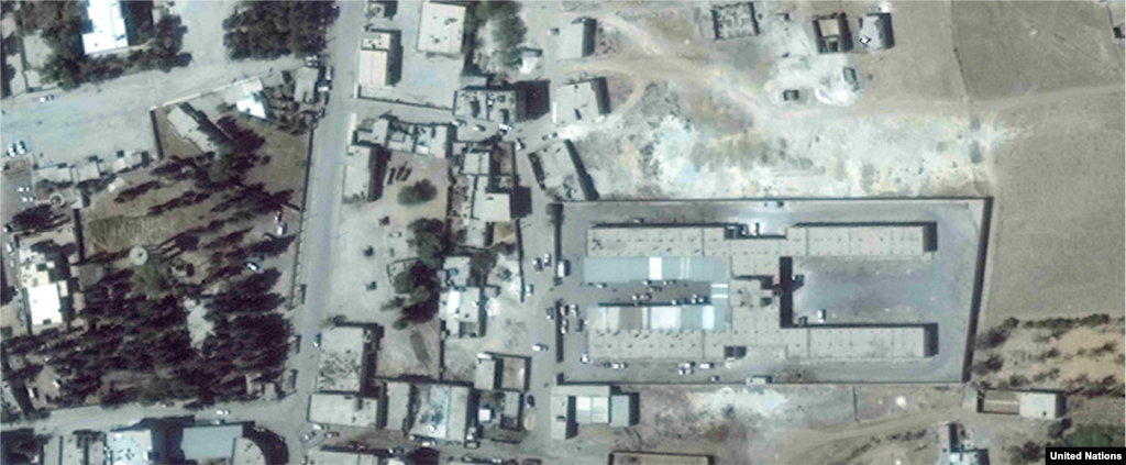 Souk Al-Hal market, Kobane 2014-2015 U Kobaneu gradu na sjeveru zemlje, Souk al-Hal market, koji se nalazi na 400 metara od granice sa Turskom, skoro je sravnjen sa zemljom. 