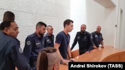 Олексій Бурков у залі суду в Ізраїлі, листопад 2019 року