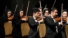 The Tehran Symphony Orchestra performs at the 27th Fajr International Music Festival in Tehran in February 2012.