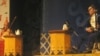 Айтыскер ақындар Күмісай Сәрсенбаева мен Бақыт Жағыпарұлының өнер сайысы. Алматы, 21 наурыз 2010 жыл.