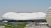 ورزشگاهی در دوحه قطر که قرار است میزبان مسابقات جام جهانی فوتبال ۲۰۲۲ باشد