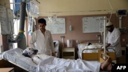 Поранені в автокатастрофі у лікарні, Афганістан, 8 травня 2016 року 