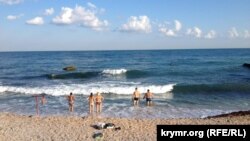 Побережье Черного моря в Крыму