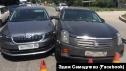 Авто Еміля Курбедінова потрапило в ДТП