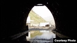 The tunnel of Istiqlol in Tajikistan.