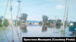 Наводнение в городе Тулун в Иркутской области России