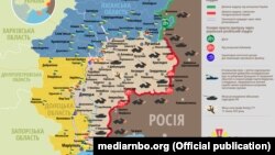 Ситуація в зоні бойових дій на Донбасі, 26 листопада 2018 року (дані Міноборони України)