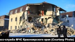 На другой день после взрыва газового баллона. Красноярск. Февраль 2019 г.
