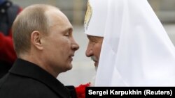 Președintele Vladimir Putin cu Patriarhul Kiril 