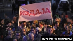 Protest opozicionog DF-a u Podgorici