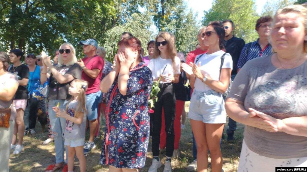 Во время прощания с Александром Вихором