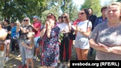Во время прощания с Александром Вихором
