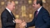 Абдель Фаттах ас-Сиси принимает в гостях в Каире Владимира Путина. 11 декабря 2017 года