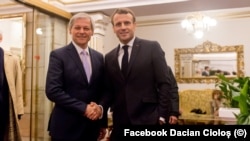 Liderul PLUS, Dacian Cioloș și președintele francez Emmanuel Macron
