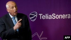 TeliaSonera-ның бұрынғы атқарушы директоры Ларс Ниберг. Стокгольм, 31 қаңтар 2013 жыл.